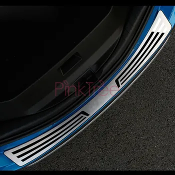 

304 Stainless Steel Rear Bumper For Toyota RAV4 XA40 2016 2017 2018 2019 Protector Trunk Door Sill Cover Trim Car Accessories