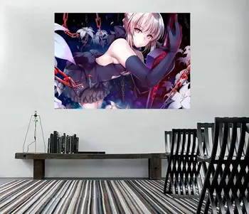 

[Self-Adhesive] 3D Fate Stay Night 119 Japan Anime Wall Stickers Mural Decal Wall Murals AJ WALLPAPER Belly
