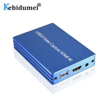 Hot 4K HDMI to USB 3.0 Video Capture Card Dongle 1080P 60fps HD Video Recorder Grabber for OBS Capturing Gaming Live Streaming