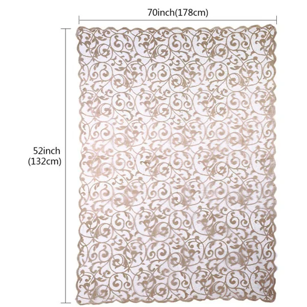 DIY Lace Christmas Tablecloth Romantic Engagement Wedding Decoration Tablecloth Wedding Party Decoration - Цвет: 1