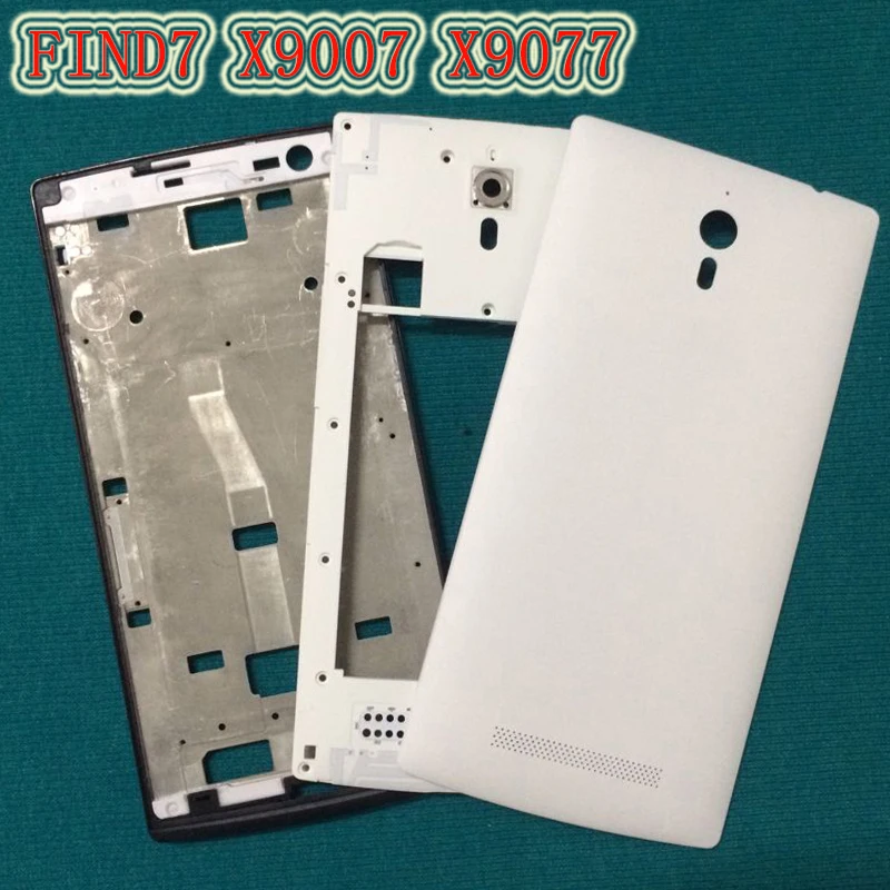 

GIFT+ For OPPO Find 7 X9007 X9077 Back Cover Housing Case with no NFC with logo +front frame +middle frame