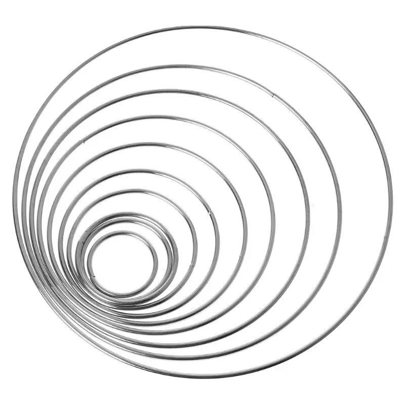 Круглые сварные металлические Ловец снов кольцо DIY аксессуары 10 размеров|Ловцы и