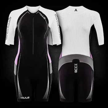 

2020 HUUB Cycling Triathlon Women Anemoi Aero Jumpsuit Bike Clothing Kit Tri Suits MTB Racing Set Ropa Ciclismo Running Swimwear