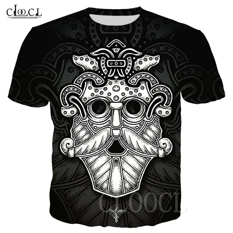T Shirt 2 Хип-хоп крутая футболка с 3D принтом тату Викинга, повседневная забавная футболка для мужчин/женщин, плюс размер, толстовка, camiseta masculina, спортивные топы - Цвет: T Shirt 2