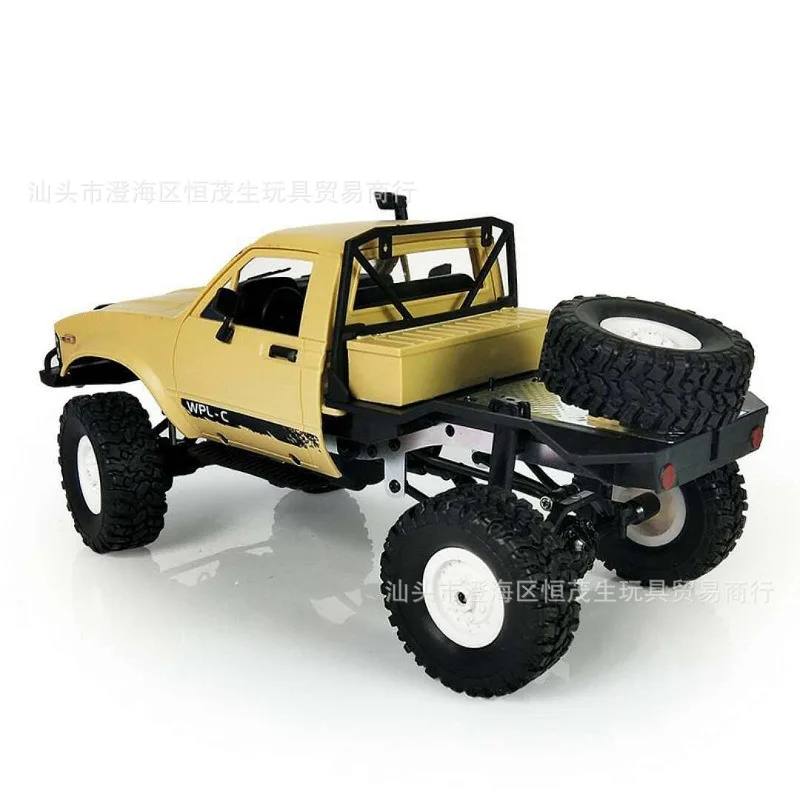 

Wanpy long WPL C- 14 Four-Wheel Drive Climbing off-Road Vehicle Pickup 1: 16 Remote Control Car Military Model Toy
