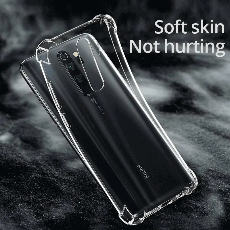 Противоударный чехол для Xiaomi Redmi Note 8T Note7 Note6 7A K20 8 8A Чехол Подушка безопасности Мягкий ТПУ чехол для Xiaomi mi9 cc9 note10 Coque Capa