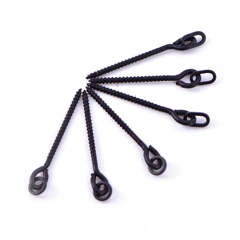 Практичный Новый 10 шт. винт для Бойла Peg с вертлюжным кольцом d-rig Chod Rig Клеммная
