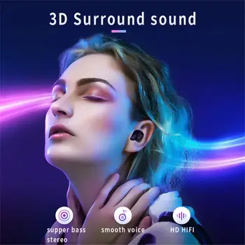 

ZEBLAZE New tw20 Wireless Metal Aluminum Alloy TWS Bluetooth Earphone 5.0 Charging Bin Stereo Headset For IPHONE Samsung
