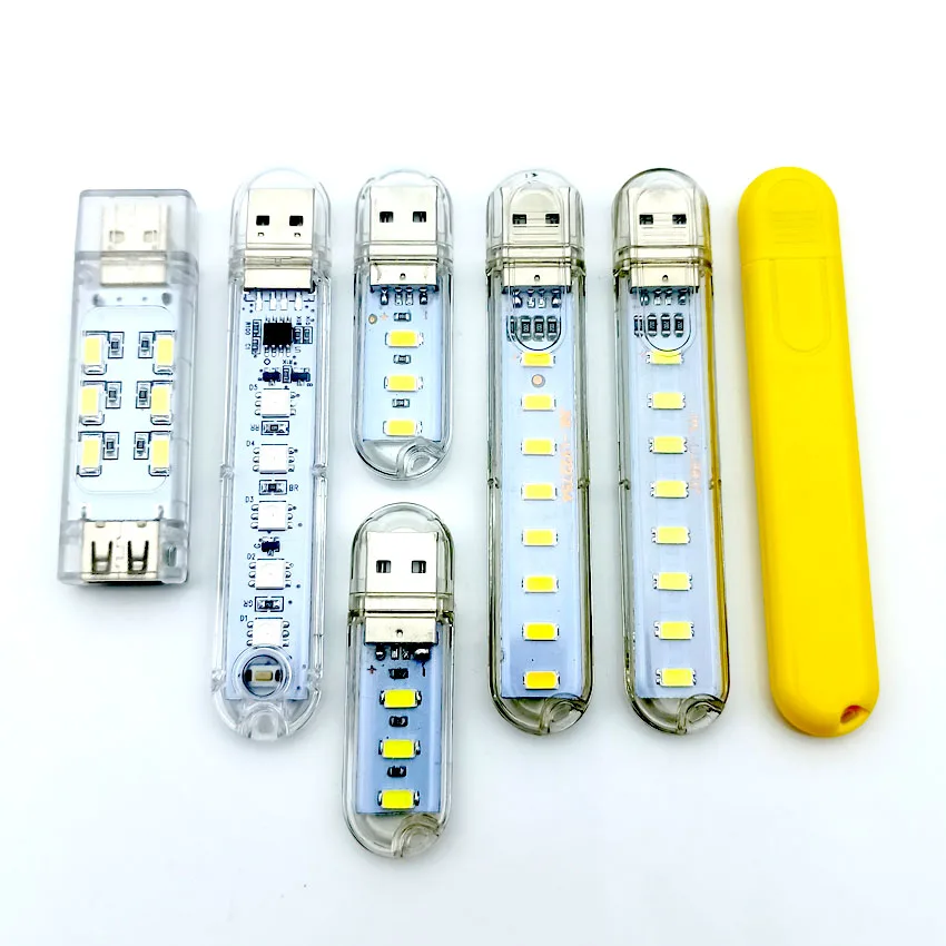 USB LED desk lamp White light table reading lamp SMD Portable emergency response LED Bulb DC 5V Power Warm White USB Night light