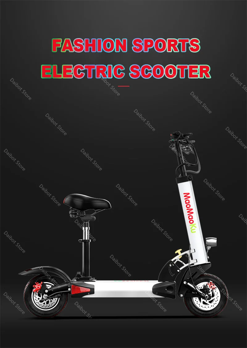 1200W 60V Electric Scooters Adults Two Wheels Electric Scooters High Speed 60KMH Folding Powerful Electric Bike With Seat (19)