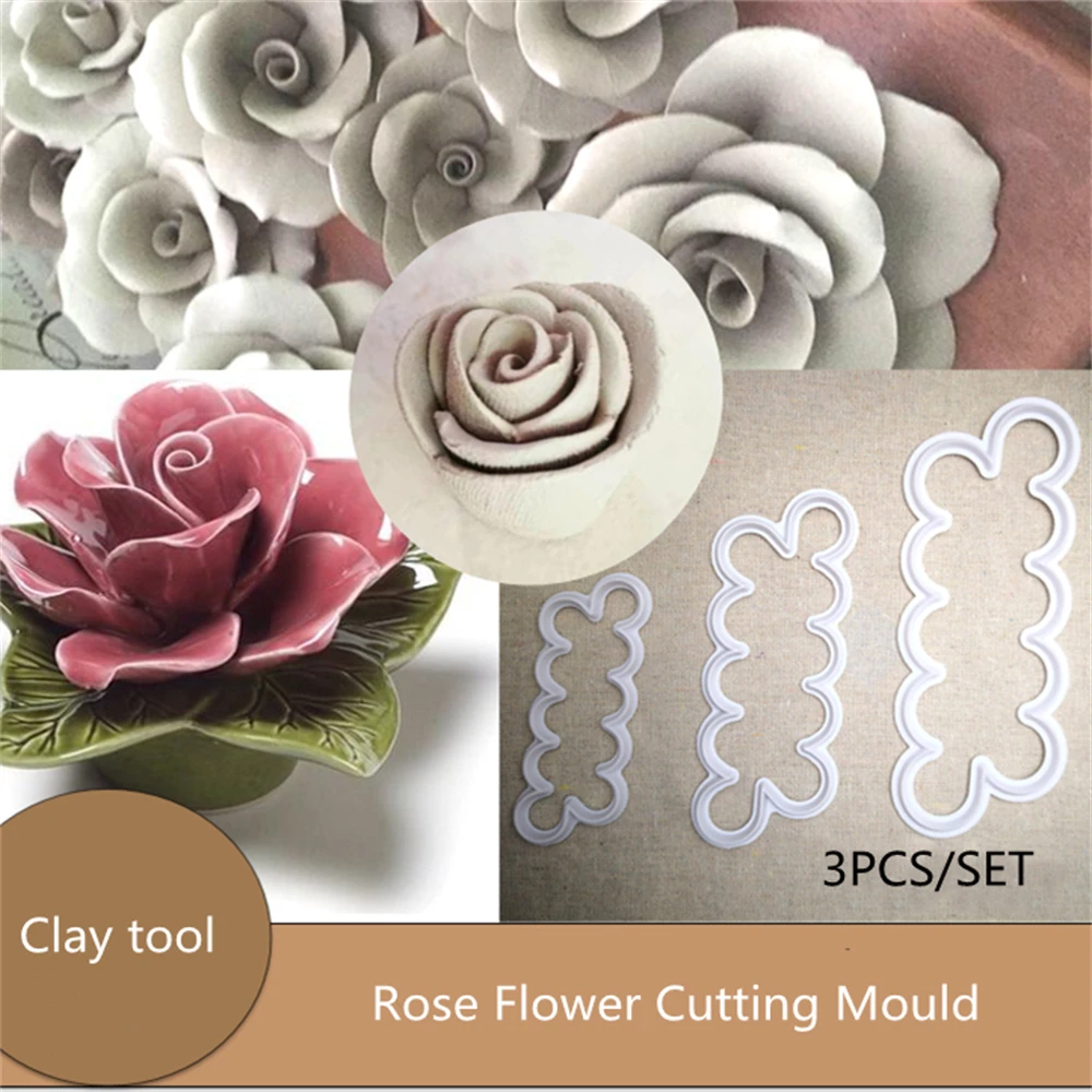 Rouleau à Motifs Fleur Pour Argile - Outil Léger En PLA, Facile à Nettoyer, Idéal Poterie Et Bijoux
