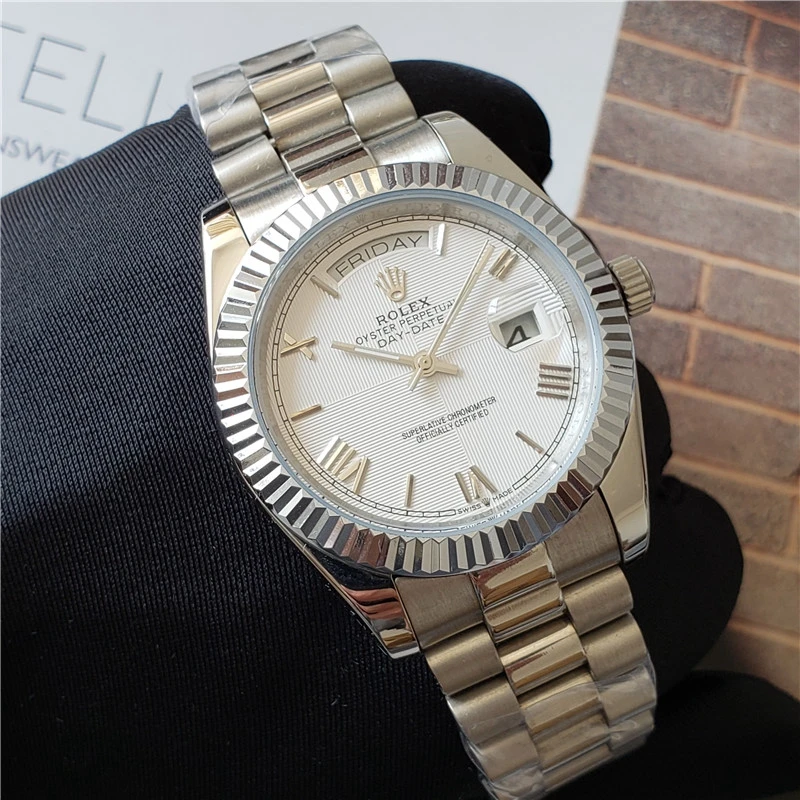 

2020 new Rolex- high-end fashion three-needle simple automatic movement watch AAA men and women casual watch watch gift 1533