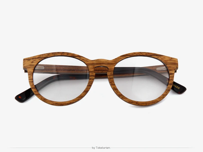 Toketorism Высокое качество модные деревянные очки ясно оптические стёкла оптический Рамки скейтборд деревянный для мужчин женщин 8006