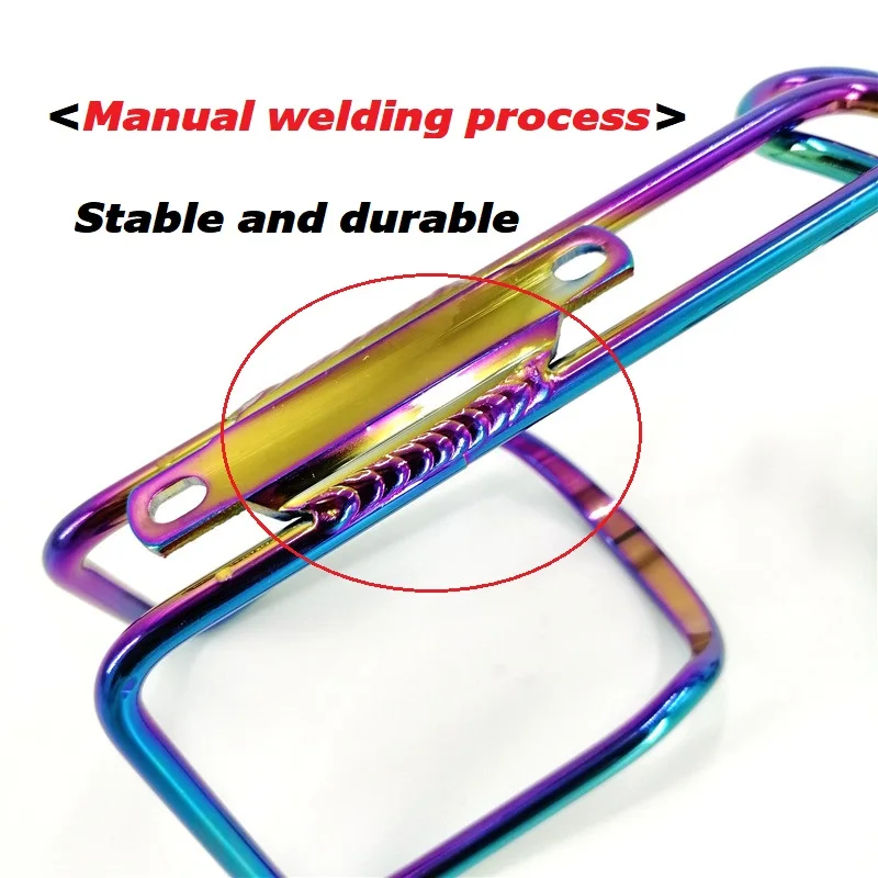 Folding Bike Bottle Holder Aluminum Alloy Titanium-Plating MTB Road Bicycle Kettle Cage Water Bottle Rack Litepro