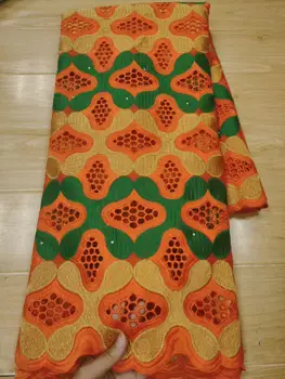 

100% Cotton Design Swiss Voile Lace In Switzerland With Stones African Lace Fabric High Quality Nigerian For Wedding
