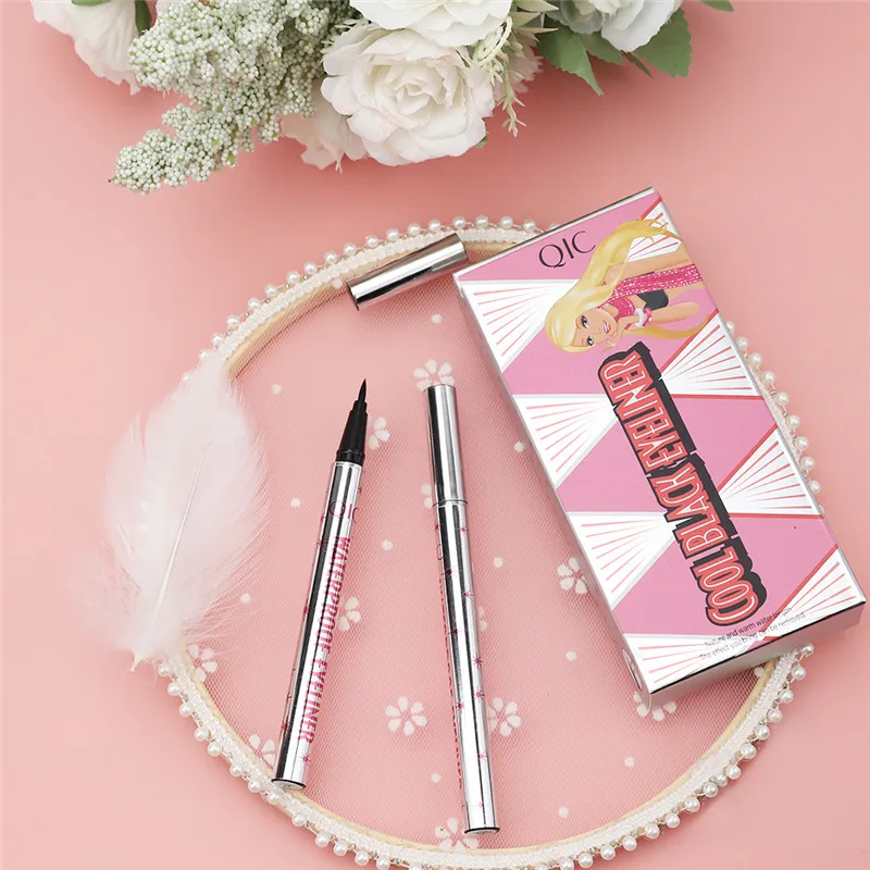 12pcs/set QIC Brand makeup liquid eyeliner quick dry slim eye liner waterproof long lasting 4D black eyeliner pen Q609 12pcs/set QIC Brand makeup liquid eyeliner quick dry slim eye liner waterproof long lasting 4D black eyeliner pen Q609