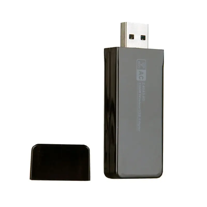 2,4G/5,8G двухдиапазонный wifi USB 3,0 1200Mbps LAN беспроводной адаптер приемник сетевая карта встроенная антенна для систем Windows Linux