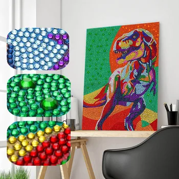 

Special Shaped Full Drill Rhinestone 5D Crystal DIY Diamond Painting " Colorful Dragon " Embroidery Cross Stitch Home Decor Gift