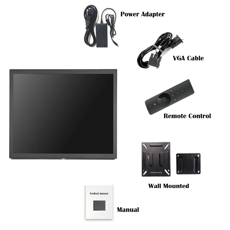 17 Inch Industrial Open Frame Touch Screen Monitor with HDMI VGA BNC USB AV Input Description Image.This Product Can Be Found With The Tag Names Led lcd, Monitors Accessories