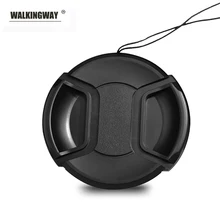 Walkingway Lens Cap Holder 43/49/52/55/58/62/67/72/77/82mm Center Pinch Snap-on Cap Cover Lens Cap Protective Lens Protector