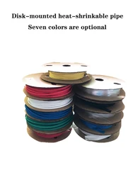 1.5mmspecification40m calor shrinkable isolamento de tubulação environmental friendly environment encolher embalagem entrega gratuita vermelho, verde, amarelo, azul,