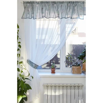

Tulle with a tie-back and a lambrequin "Garden Romance" 250x200cm, polyester 100%, veil 4665411