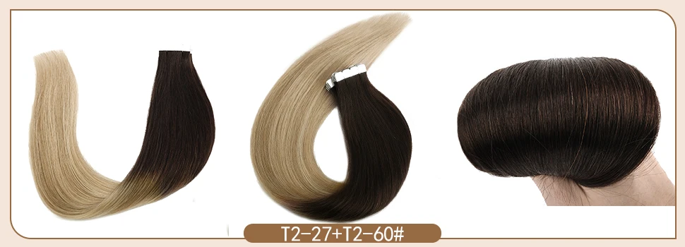 MINI Tape in hair Extensions Human hair Straight Machine Remy European Natural Seamless Skin Weft 10"-20" color mixture 10/20 pcs GOLDENWIGS BEST MINI Tape in hair Extensions Human hair Straight Machine Remy European Natural Seamless Skin Weft 10"-20"