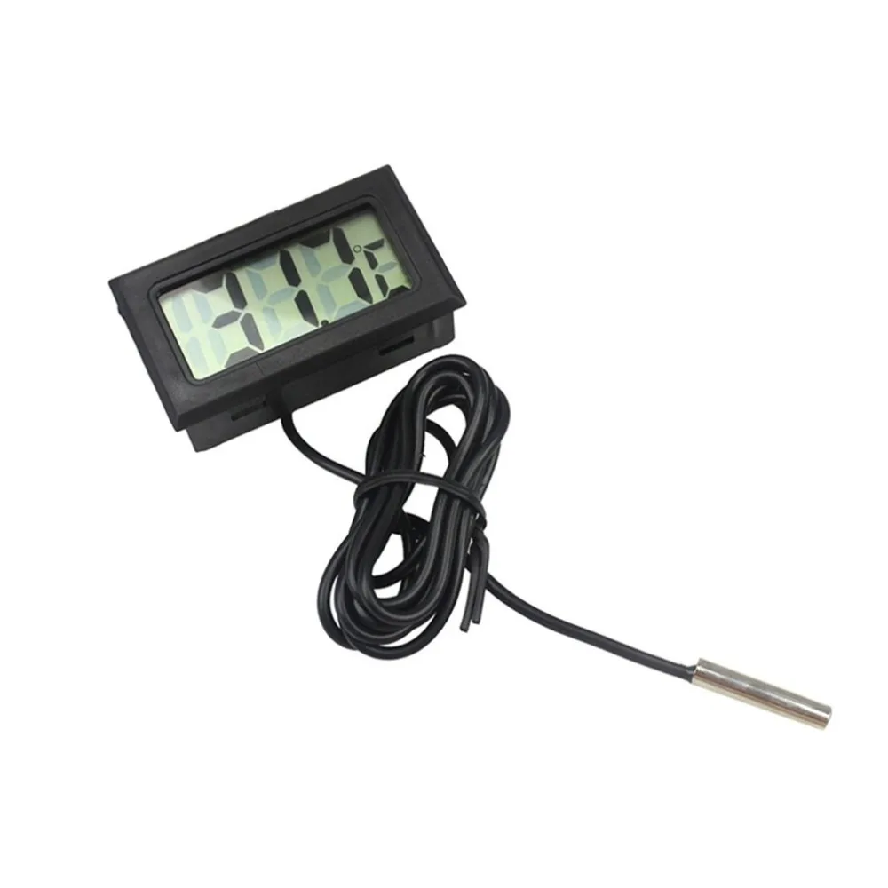 Aquarium Electronic thermometer Digital LCD Display Water Thermometer Gauge for Probe Temperature Fish Tank Pool Refrigerator