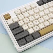 

125-key Shimmer Theme Keycaps PBT Sublimation XDA Highly Customized Mechanical Keyboard Keycaps Round Keycaps Cherry MX Switch 1