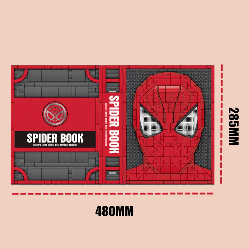 Человек-паук коллекции фигурок книга Fit Marvel Мстители Строительные блоки кирпичи игрушки SY1461 рождественские подарки детям