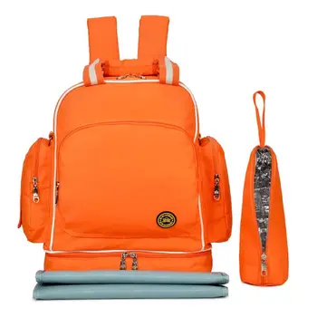 

Multifunctional Baby Diaper Mummy Backpack Large Capacity Nappy Handbag with Changing Pad Thermal Bag A69C