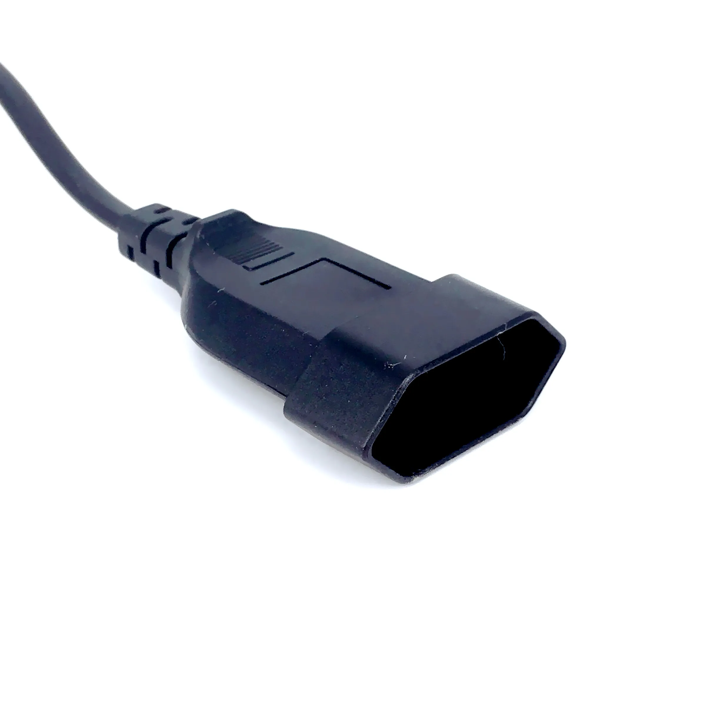 IEC 320 C14 Male Plug to European 2Pin Female Power Cable For UPS PDU,EU Power Adapter Cord,30CM
