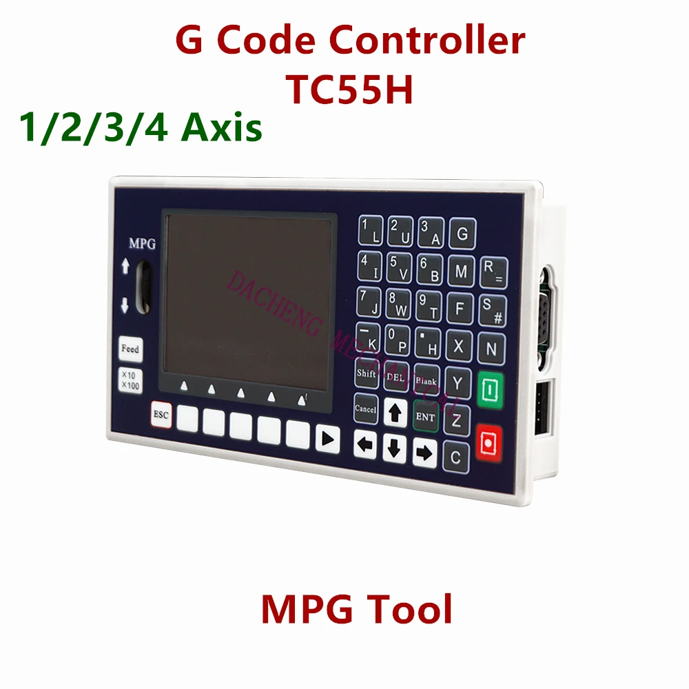 14 axis CNC controller TC55H USB Stick G code Spindle Control Panel MPG