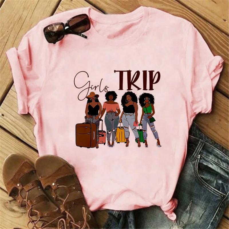 

Girl Trip Printed T Shirt Women 90s Graphic T-shirt Harajuku Graphics Tops Tee Cute Short Sleeve Hipster Tshirt Female Tshirts