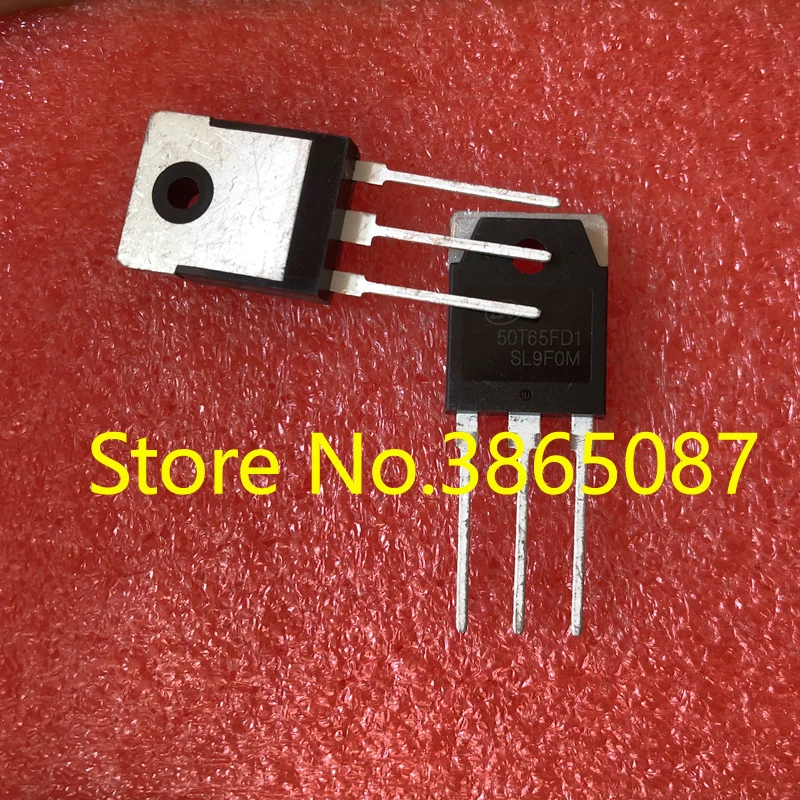 TRANSISTOR de tubo de potencia IGBT, 50T65FD1 TO-3P, 50T65FD, SGT50T65FD, sgt50fd1, SGT50T65FD1PN, 10 unids/lote, ORIGINAL, nuevo