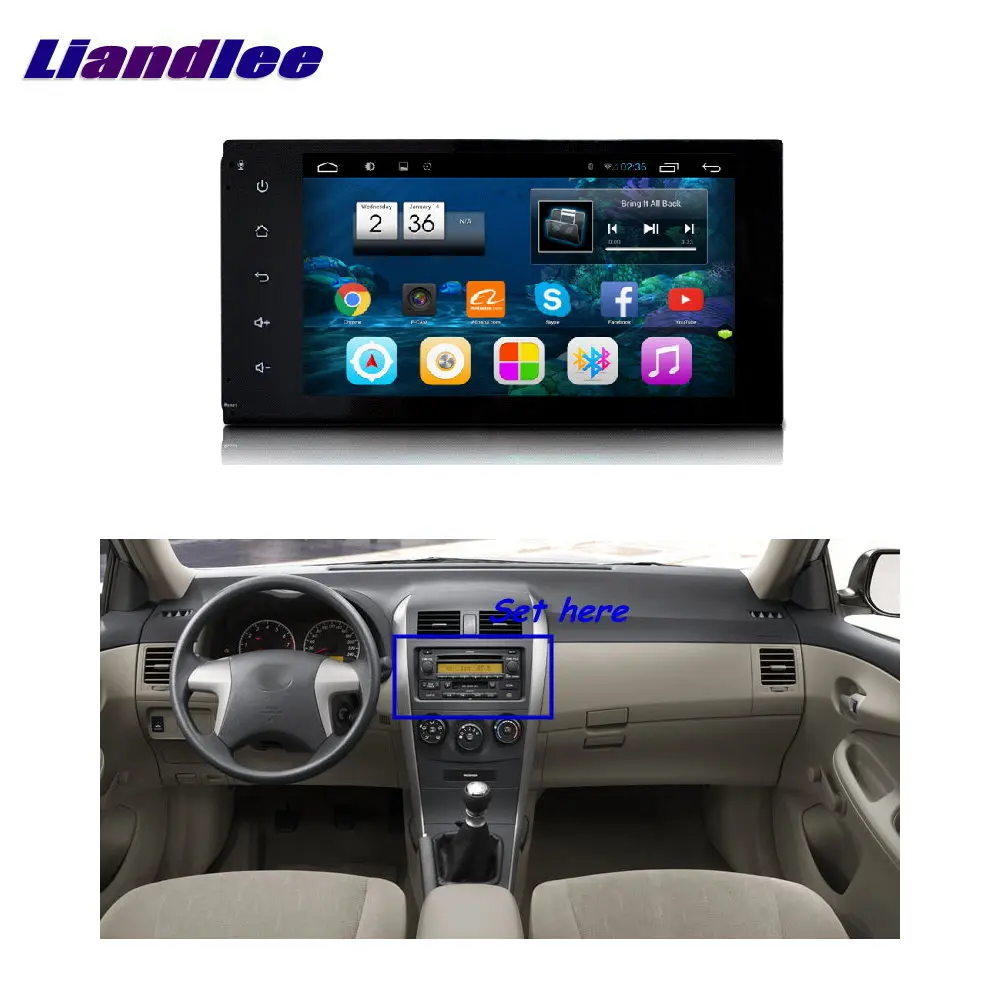 

Car Android 8.1 For Toyota Corolla Fielder 2000-2013 Radio Player GPS Nav Navi Map Navigation HD Touch Screen TV Multimedia
