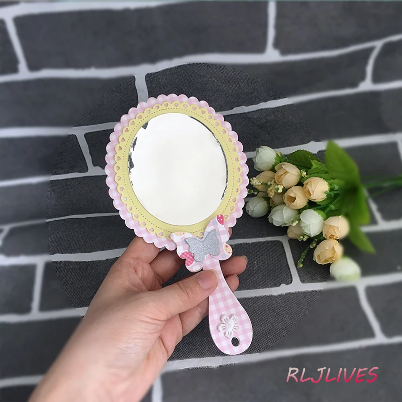 

Hand Mirror Metal Cutting Dies Stencils for DIY Scrapbooking Stamp/photo album Decorative Embossing DIY Paper Cards