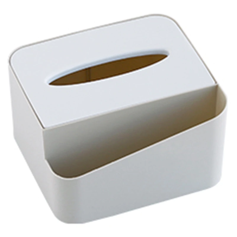 

1 Pc Multifunction Tissue Box Plastic Remote Control Sundries Creative Desktop Holder Organizer Container