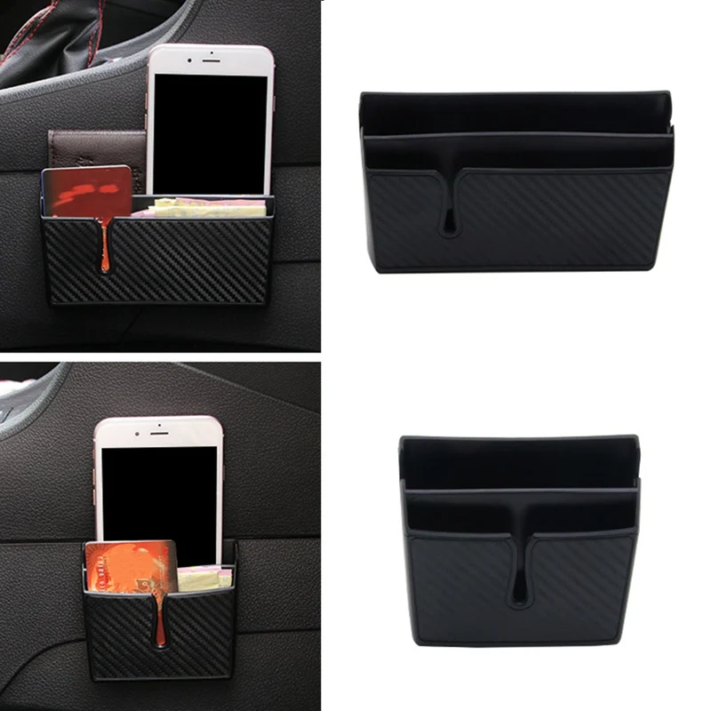 Multifunctional Car Phone Holder Mobile Phone Tidy Storage Box Holder Pocket Organizer Car Accessory