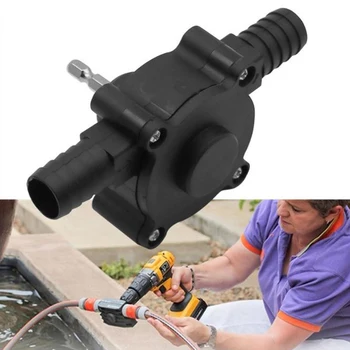 

Black Self-Priming Dc Pumping Self-Priming Centrifugal Pump Household Small Pumping Hand Electric Drill Water Pump Home Tool