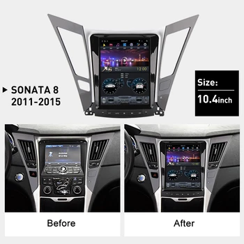 

For Hyundai Sonata NF 2011 Tesla Carplay Head Unit 2 Din Car Radio Bluetooth Screen Android 9.0 GPS Navigation Multimedia Player