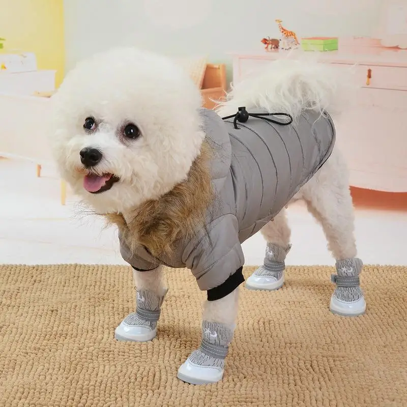 XS-XL Warm Small Dog Clothes Winter Pet Dog Jacket Coat Puppy Chihuahua Clothing Hoodies Outfit Winter Pets Clothing