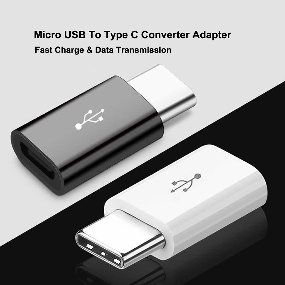 PHOMAX Micro USB Male To type-c 5 Пак usb type C конвертер портативный адаптер для samsung S8 S9 huawei P20 Xiaomi зарядное устройство
