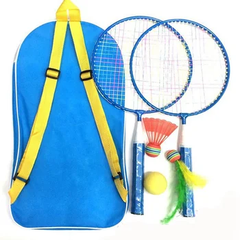 

Children Badminton Rackets With Bag Ball Kids Outdoor Training Racquet Durable Casual Badminton Racket School Sport Equipment