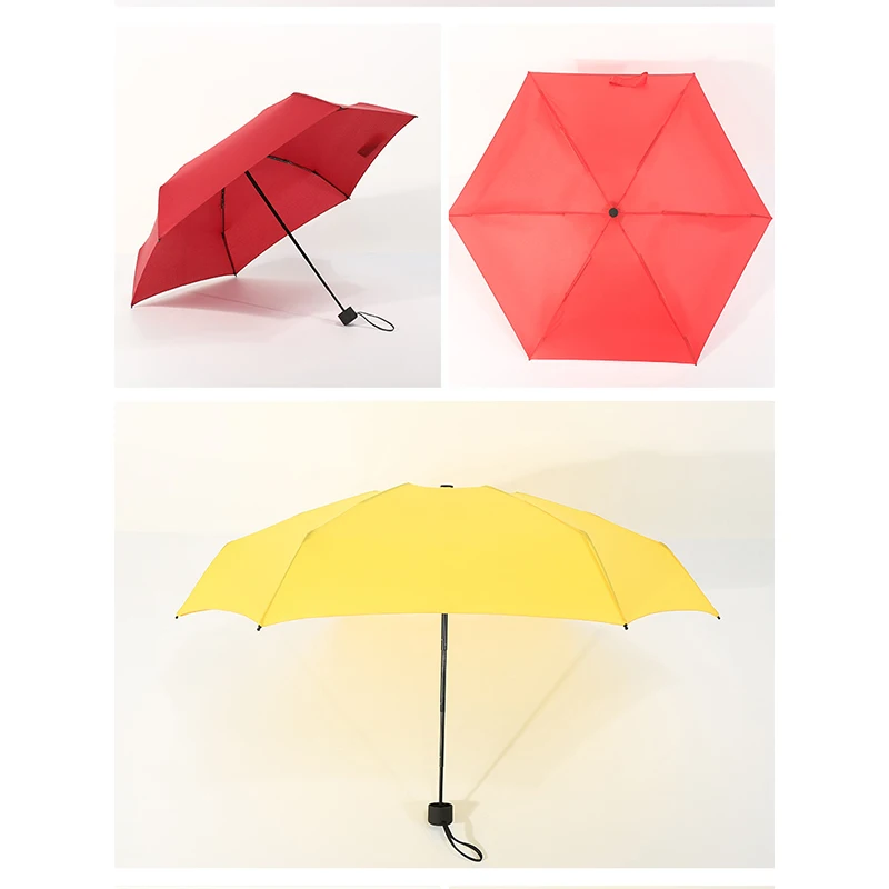Мини-зонт складывающийся в карман дождь Женский дети девочки мини карманный зонтик Анти-УФ водонепроницаемый портативный дорожный зонт