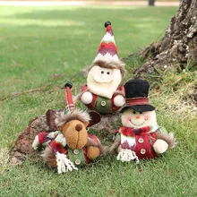 Рождественские украшения, Санта Клаус, снеговик, лось, дерево, игрушка, кукла, рождественские вечерние украшения, Подарочная игрушка, рождественские украшения для дома, вечерние, новогодние