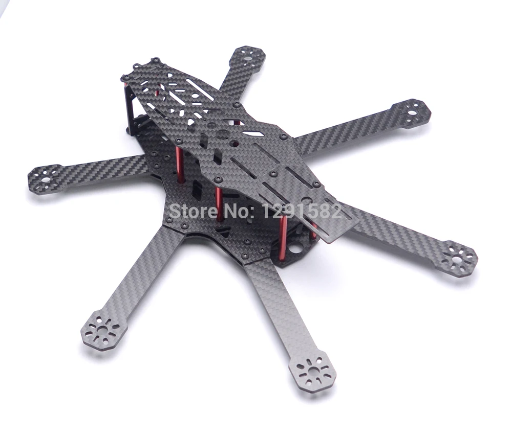 

Hot RD 290 RD290 290mm Hexacopter Frame 6 Axis 3K Carbon Fiber For FPV