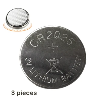 

3PCS Original 3V Lithium Battery cr2025 Button Cell Batteries For remote control digital camera camcorder Watch Calculator Scale