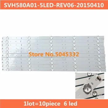 

100% new LED Backlight strip 6leds For Hisense LED58K220 backlight SVH580A01-5LED-REV06-20150410