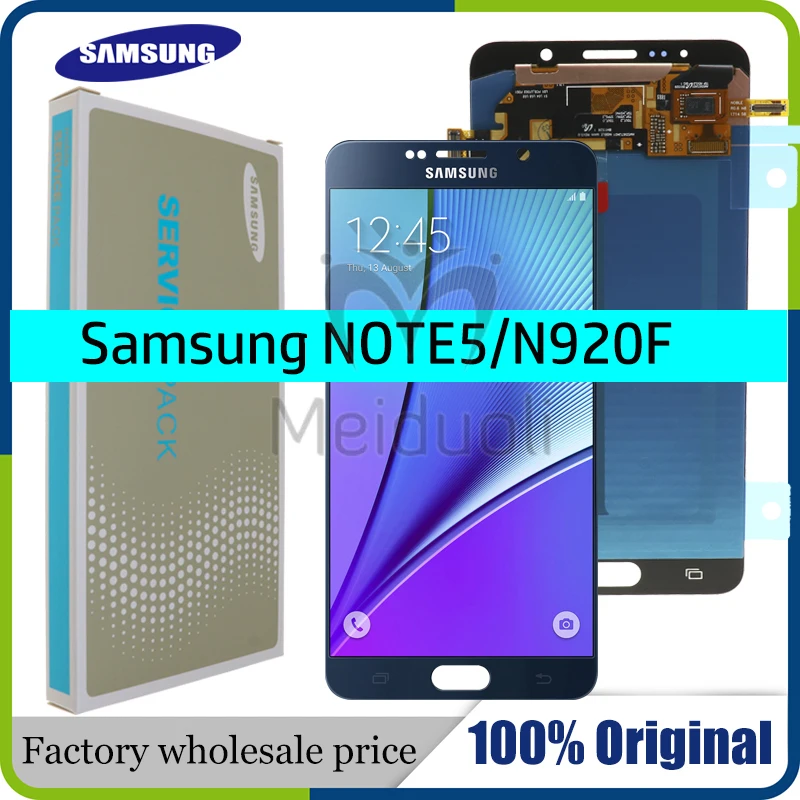 

5.7'' 100% ORIGINAL LCD for SAMSUNG Galaxy Note 5 Display LCD Touch Screen for SAMSUNG Note 5 Note5 N920A N9200 SM-N920 N920C